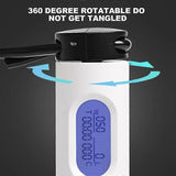 Jump Rope, Digital Calorie Counter Jump Rope, Adjustable Exercise Skipping Rope With Smooth Versatile Rope For Fitness Training, Weighted Handle Jump Rope
