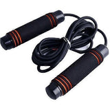 Adjustable Speed Jump Rope with Soft Memory Foam Handles, Tangle-Free Skipping Rope for Fitness, Cardio Workout & Exercise - Blue