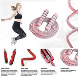Jump Rope, Adjustable Weighted Jump Rope For Adult And Fitness Exercise