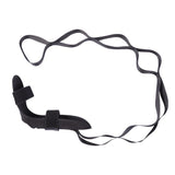 Yoga Stretch Strap, Foot & Leg Stretching Strap, Flexibility Strap for Ankle Ligament, Fascia, Muscle & Physical Therapy - Black