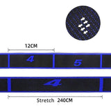 Stretching Strap, 8 Loop Yoga Straps for Stretching, Elastic Stretch Strap Stretch Band for Exercise Yoga Fitness Gym - Red