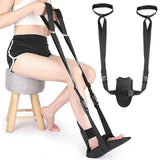 Foot and Calf Stretcher Stretching Strap Leg Stretch Strap Flexibility Stretch Bands for Exercise Black