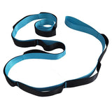 Yoga Stretch Strap with Handles for Stretching, Non-Elastic Exercise Strap for Physical Therapy, Pilates, Yoga & Flexibility Training - Blue