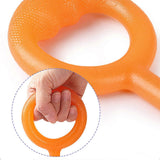 Toe Stretch Band Toe Stretching Strap Toe Training Band with Looped Dance Foot Leg Stretcher for Indoor Outdoor - Pink
