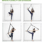 Leg Stretch Band - Easy Install on Door - Dance and Gymnastic Exercise Stretching Strap