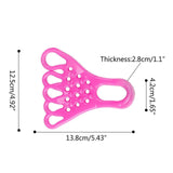 Yoga Stretching Belt Foot Stretcher Calf Tendonitis Ankle Strap Bands Yoga Stretch Strap Calf Leg Foot Stretcher - Pink