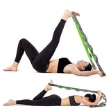 Yoga Strap - Stretching Strap with 12 Loops to Improve Flexibility for Fitness,Pilates and Physical Therapy