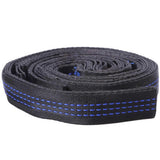 2pcs Hammock Tree Straps Set Effortless Operation Lightweight Stretching Straps Suitable for Hiking Camping - Blue