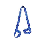 2-in-1 Yoga Mat Carry Strap & Stretch Strap with Adjustable Buckles for Yoga, Pilates & Fitness - Dark Blue