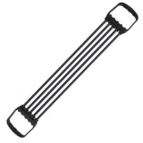 Chest Expander Removable Spring Exercise Arm Stretch Strap Tension Cord - Black