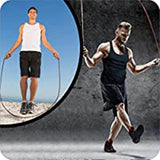 Adjustable Leather Jump Rope with Wooden Handles, Ball Bearing Speed Skipping Rope for Cardio, Boxing, Fitness, CrossFit & Exercise Training - Gold