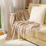 Acrylic Sofa Blanket Dong Xuan 127x172cm Grey 130*220cm (including tassel) 780 grams