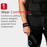 Deadlift Wrist Lifting Straps 2Pc Neoprene Cushion Red