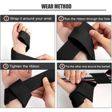 Deadlift Wrist Lifting Straps 2Pc Neoprene Cushion Army Green