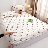 Yuan sheng Home Textiles Pure Cotton Cartoon Dog Sheet Cartoon white bear 150*190cm standard model
