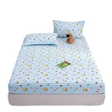 Yuan sheng Home Textiles Pure Cotton Cartoon Dog Sheet Cartoon white bear 90cm/200cm thin mattress model