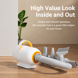 Smart Pet Grooming Dryer with Adjustable Speed Temperature and Replaceable Nozzles for Quick Drying and Loose Hair Removal After Bathing for Cats and Dogs at Home (Single Blow Pet Dryer)