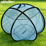 Portable Foldable Pet Playpen Pop Up Mesh Tent for Small Cats Dogs Rabbits Guinea Pigs Indoor Outdoor Travel Use with Zipper Opening and Protective Guard (Pink)