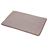 Cooling Pet Mat with Breathable Ice Silk Surface and Thick High-Elastic Foam for Dogs and Cats to Rest on Floors and Sofas During Hot Weather (Blue, M)