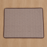 Cooling Pet Mat with Breathable Ice Silk Surface and Thick High-Elastic Foam for Dogs and Cats to Rest on Floors and Sofas During Hot Weather (Coffee, S)