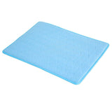 Cooling Pet Mat with Breathable Ice Silk Surface and Thick High-Elastic Foam for Dogs and Cats to Rest on Floors and Sofas During Hot Weather (Coffee, S)