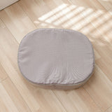 Cooling Ice Silk Pet Bed for Small Dogs and Cats, Breathable Summer Nest with Washable Cushion, Anti-Slip Bottom, Indoor Lounging and Resting (Pink, M(60*48cm))