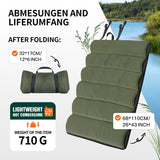 Versatile Waterproof Outdoor Pet Mat for Camping Travel and Home Use with Foldable Portable Design and Anti-Slip Base for Dogs and Cats (DarkGreen)