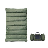 Versatile Waterproof Outdoor Pet Mat for Camping Travel and Home Use with Foldable Portable Design and Anti-Slip Base for Dogs and Cats (DarkGreen)