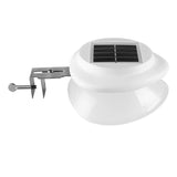 Solar Powered Fence Light with Durable ABS+PC Housing, Monocrystalline Silicon Panel, and Adjustable Mounting Clip for Outdoor Garden, Patio, Deck, and Walkway Illumination in Warm White or Cool White (4PCS, Black Housing‑Warm White Light)