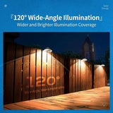 Solar Powered Fence Light with Durable ABS+PC Housing, Monocrystalline Silicon Panel, and Adjustable Mounting Clip for Outdoor Garden, Patio, Deck, and Walkway Illumination in Warm White or Cool White (8PCS, Black Housing‑Cool White Light)