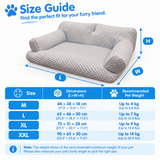Cooling Pet Sofa Bed for Cats and Dogs, Breathable Ice Silk Bean Fabric with Supportive Edges, Removable Washable Cover, Non-Slip Bottom, Ideal for Summer Lounging in Living Rooms and Bedrooms (Light Green, 2XL)
