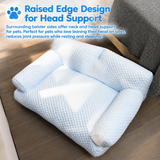 Cooling Pet Sofa Bed for Cats and Dogs, Breathable Ice Silk Bean Fabric with Supportive Edges, Removable Washable Cover, Non-Slip Bottom, Ideal for Summer Lounging in Living Rooms and Bedrooms (Light Green, L)