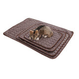 Cooling Pet Mat for Dogs and Cats, Summer Heat Relief Bed Pad with Breathable Mesh and Soothing Gel Layer, Ideal for Sofa Floor Crate Car Seat and Outdoor Use (Grey, 2XL)