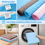 Cooling Pet Mat for Dogs and Cats, Summer Heat Relief Bed Pad with Breathable Mesh and Soothing Gel Layer, Ideal for Sofa Floor Crate Car Seat and Outdoor Use (Light Blue, 2XL)