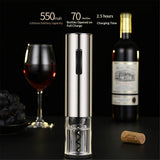 Wine Opener, 4-in-1 Wine Bottle Opener, Electric Wine Opener with Battery Operated - Gift for Wine Lovers