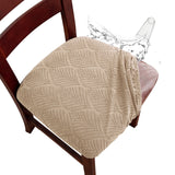 Chair Cover Seats,Removable Washable Dining Upholstered Chair Protector Seat Cushion Slipcovers for Dining Room,Office(sand color,Pack-4)
