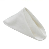 2pcs Kitchen 50*50CM Solid  Cloth Napkins for Round Square Rectangle Tablecloth for Wedding Party Restaurant Banquet Dining Buffet Table Picnic Decorations (Napkins-white)