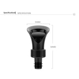 2-Pack - Drip-Free WINE POURER with AERATION CONTROL, 2-in-1 Aerator Wine Pourer Wine Stopper, for Wine Lovers, Black