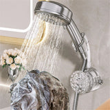 Shower Head Holder - Flexible Shower Head Holder Adjustable Vacuum Suction Cup Shower Head Wall Mount Holder for Hand Held Shower Head