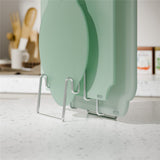 430 Stainless Steel Wire Cutting Board Holder, Cutting Board Rack Organizer Kitchen, Kitchen Shelf Bakeware Cookie Organizer