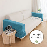 2Pcs Couch Arm Covers, Armrest Cover for Sofa, Sofa Arms Covers Washable Arms,Skin-Friendly for Pets (one on the left and one on the right)（Sofa gloves only）