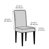 Dining Chair Covers Stretch for Dining Room Set of 2 Chair Slipcovers Protectors, Soft Thick Solid Washable, Taupe, Only Dining Chair Covers