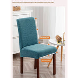 2 PCS Chair Covers for Dining Room Chair Covers Dining Chair Slipcovers Stretch Kitchen Chair Cover（teal blue）