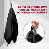 Lawn egg chair cover, indoor and outdoor blinds terrace furniture cover, suitable for terrace egg swings, black（Only furniture cover）