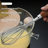 304 stainless steel egg beater, home baking cream mixer, manual egg beater, cake cream stirrer  for Hand Mixing, Blending Sauce (Small)