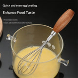 304 stainless steel egg beater, home baking cream mixer, manual egg beater, cake cream stirrer  for Hand Mixing, Blending Sauce (Small)