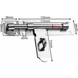 Door Latch Patio Door Latch Sliding Bolt Stainless Steel Door Latch for Warehouse Garage Barn