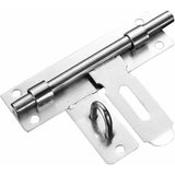 Door Latch Patio Door Latch Sliding Bolt Stainless Steel Door Latch for Warehouse Garage Barn