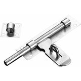Door Latch Patio Door Latch Sliding Bolt Stainless Steel Door Latch for Warehouse Garage Barn