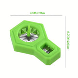 1pc Sharp Vegetable Slicer, Multi-Function Onion Cutter & Shredder, Kitchen Essential Tool, Square Type